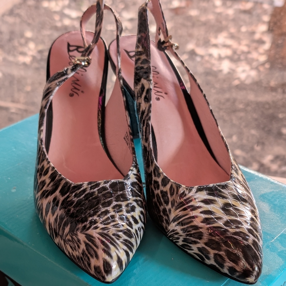Bellini Animal Print Heels